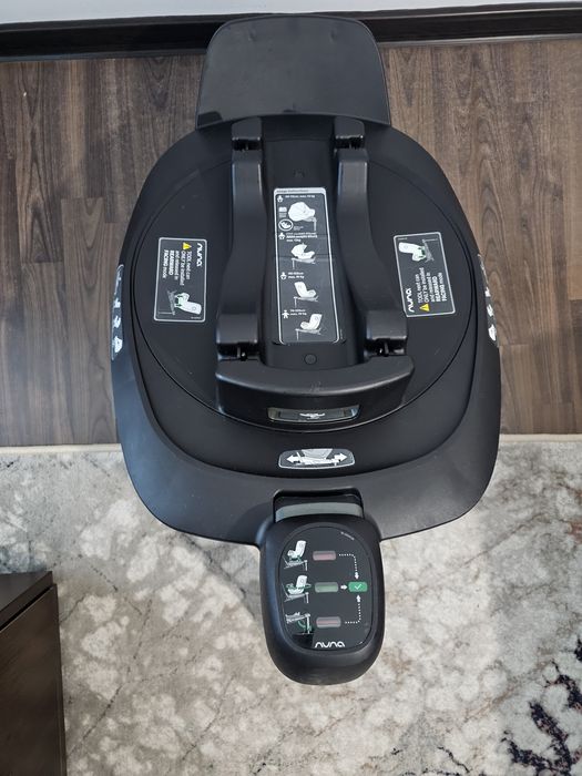 Pachet scaun auto Nuna TODL NEXT,40-105 cm,rotativ,cu BAZA ISOFIX.Cavi