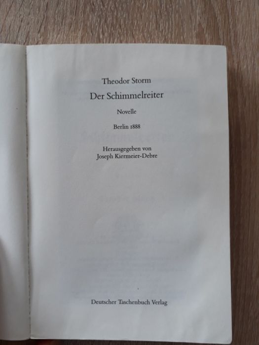 Calaretul din negura/ Der Schimmelreiter -carte