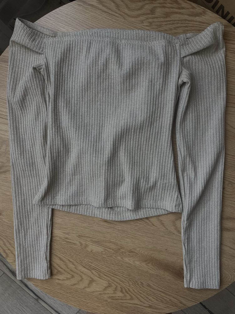 Блуза със златни нишки ZARA