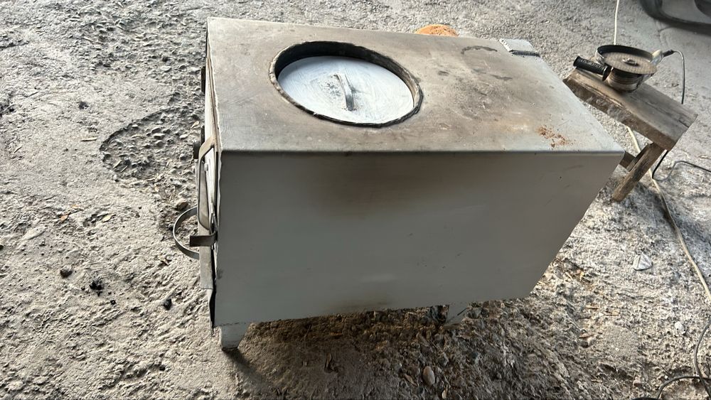 Печка для угля рабочая