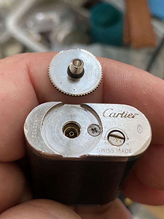 bricheta Santos de Cartier Palladium si piele