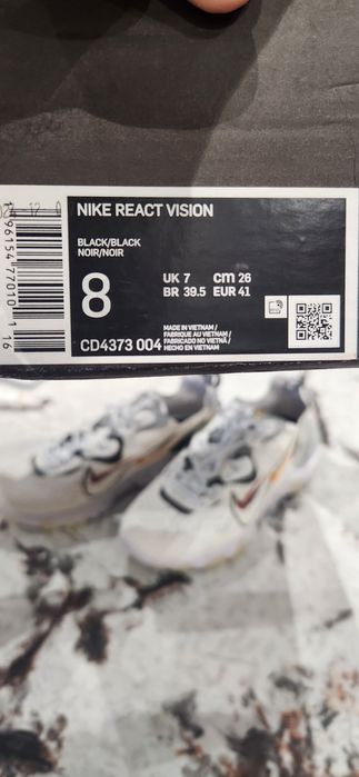 Nike react vision