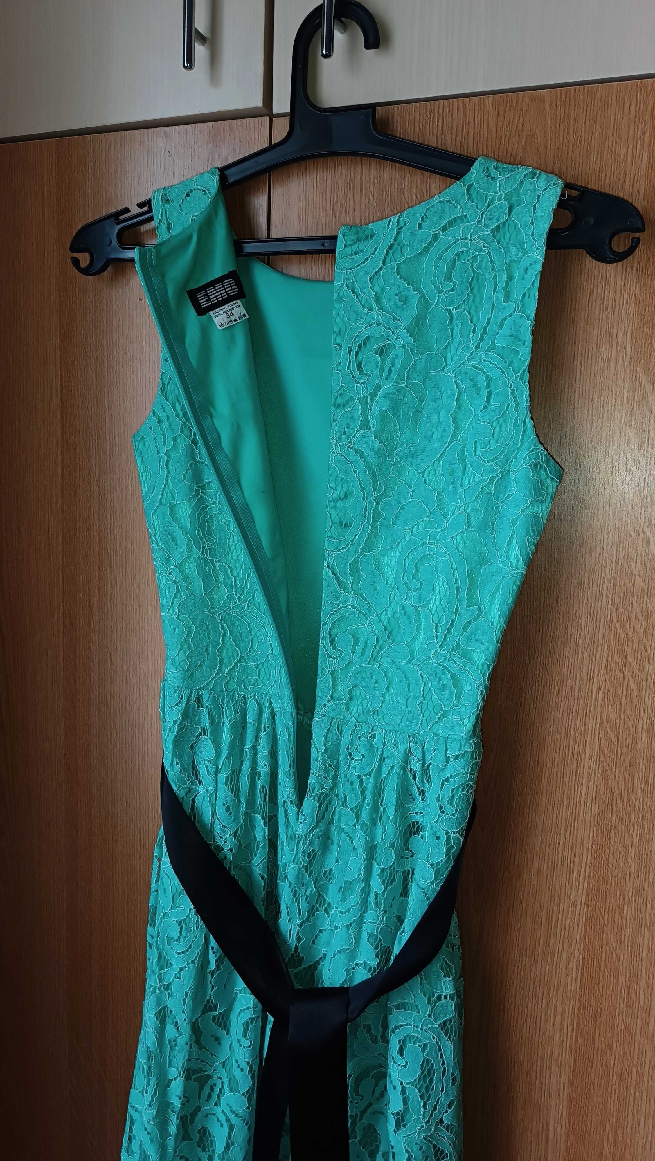 Rochie de ocazie verde/turcoaz
