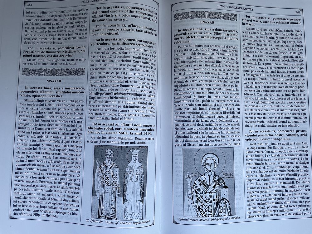 Viețile sfinților de peste tot anul biserica carte religioasă ortodoxă