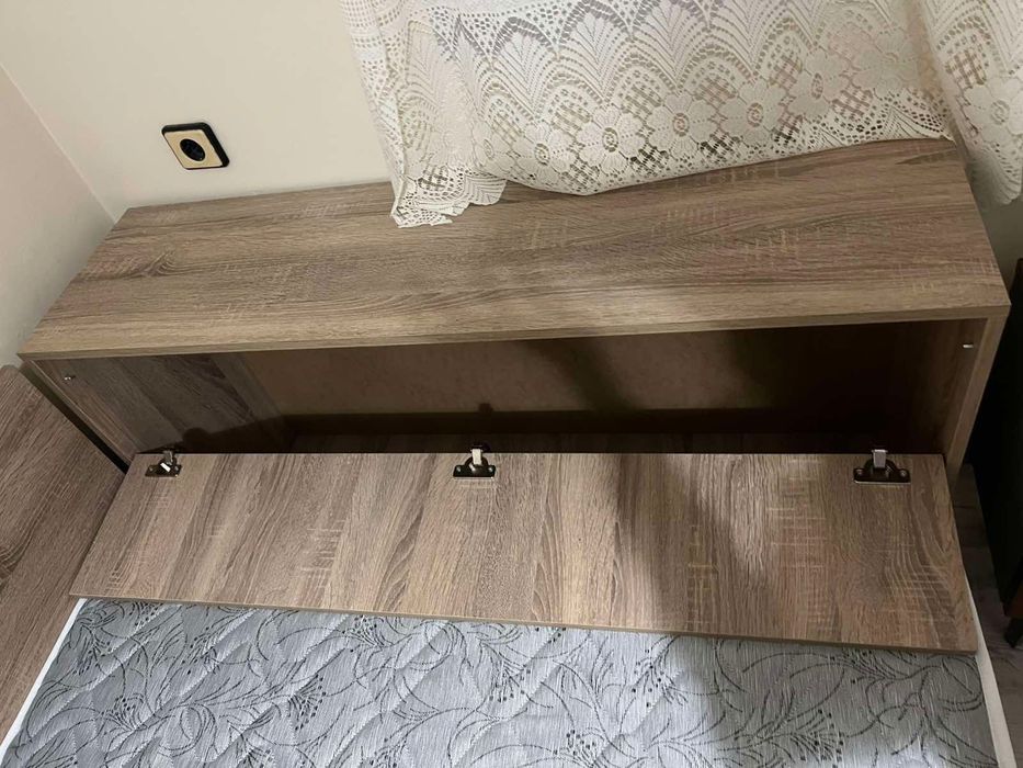 Легло/приста с матрак и ракла 120/190