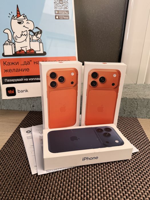 36М НОВ!ЛИЗИНГ*95лв/м iPhone 17 Pro Orange айфон 17 про