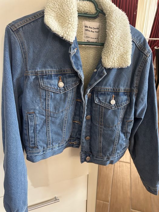 Geaca imblanita pull and bear