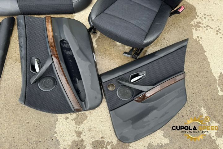 Interior complet cu fete usi mahon (de Europa) BMW Seria 3 E91 [2004