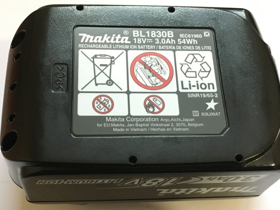 Makita battery 18v 40v батарея оригинал акумулятор Макита 3,4,5 Ah