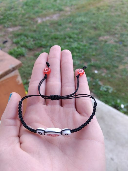 Brățări cu inițială și inimioară "LOVE" personalizată cum dorești !