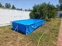 Piscina Bestway 4m pe 2.1m adncima maxima 81cm folosita 1 sezon