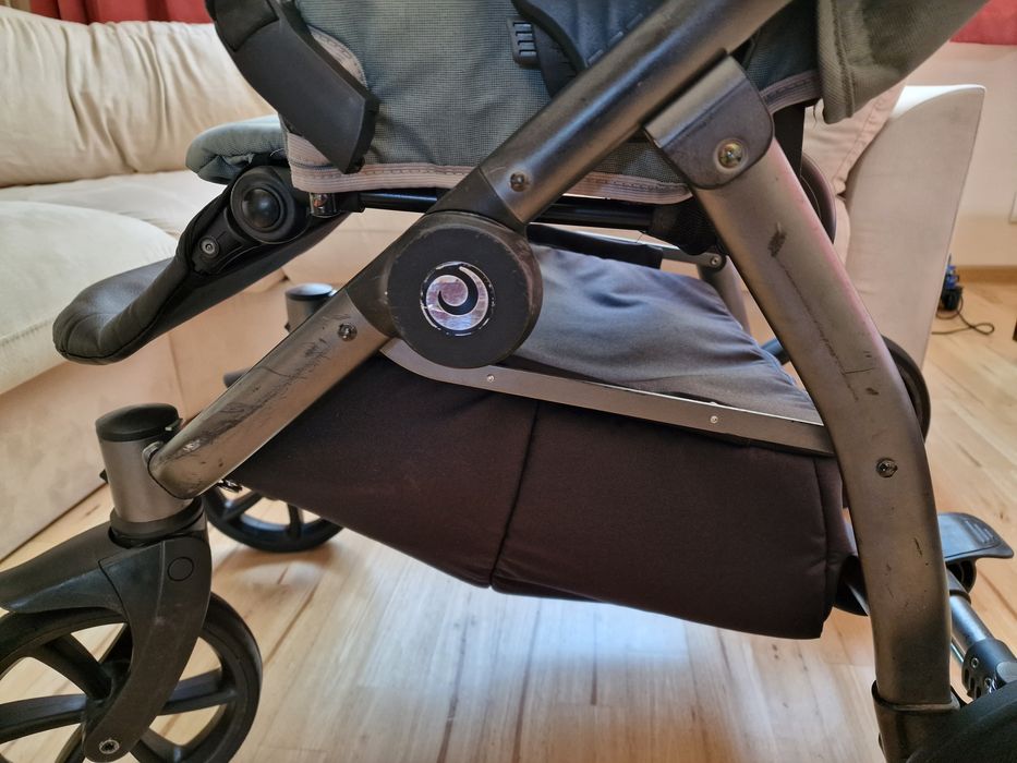 Бебешка количка Tutis Uno 3+, 2в1, цвят Menta
