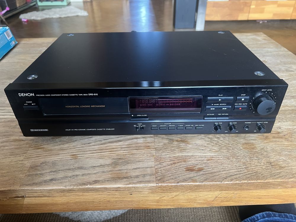 Stereo cassette tape deck Denon DRS 610