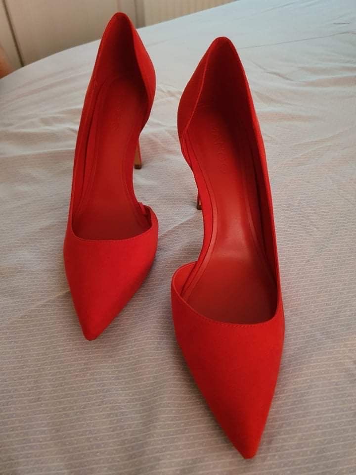 Pantofi Mango roși