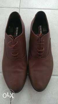 DIRK BIKKEMBERGS "Sport Couture" brown derby shoes
