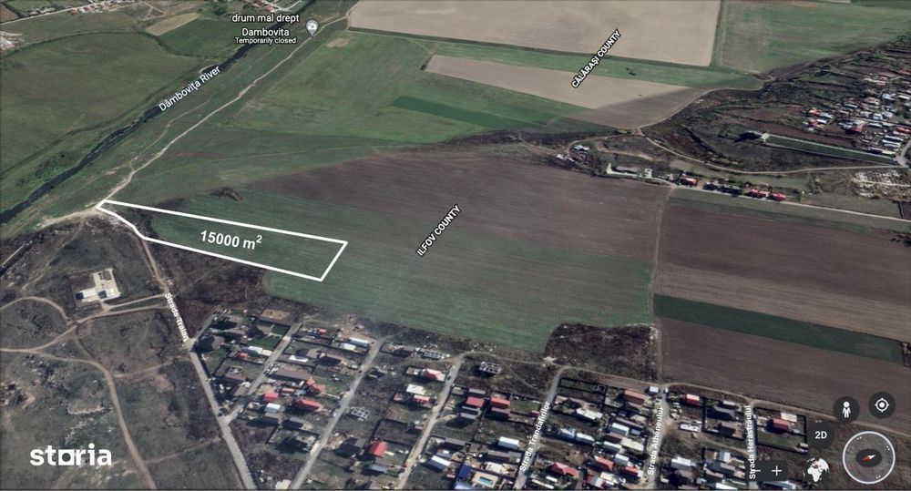 Cernica - Posta - Teren Intravilan Constructii 15000 Mp!