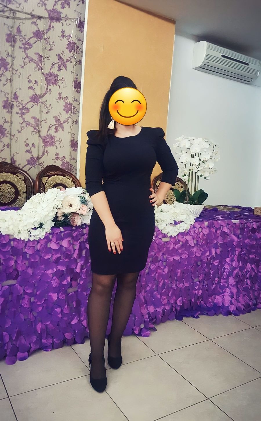 Rochie neagră elegantă