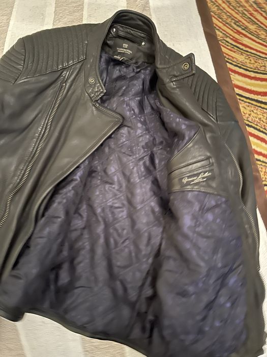 Geaca piele Scotch and Soda, marimea L
