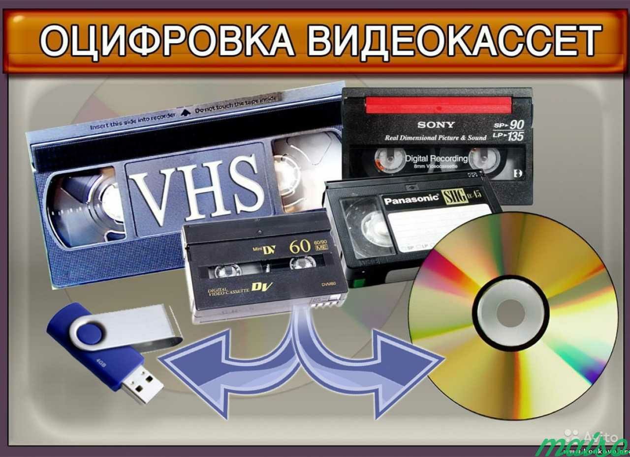 Оцифровка видеокасет Видео касетани дискга флешкага ёзаман
