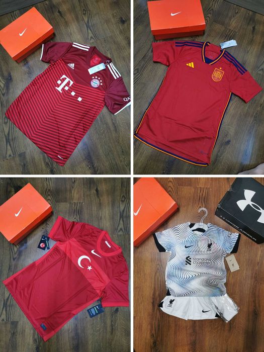 Tricouri de fotbal noi, originale cu etichetă – LOT 40