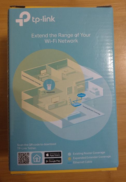 Range Extender TP-LINK Wi-Fi 300Mbps cu AC Passthrough