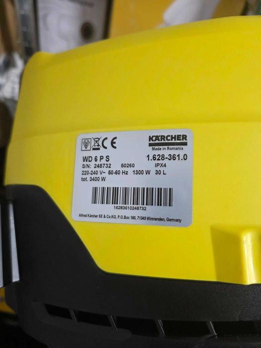 2 x Aspirator multifunctional Karcher umed-uscat WD 6 P S V-30/6/22/T