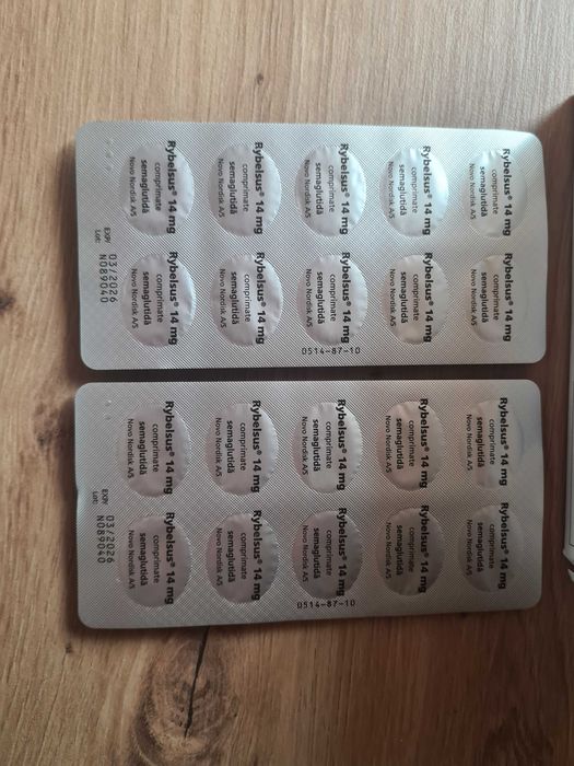 Rybelsus 14 mg o cutie plina plus 2 folii