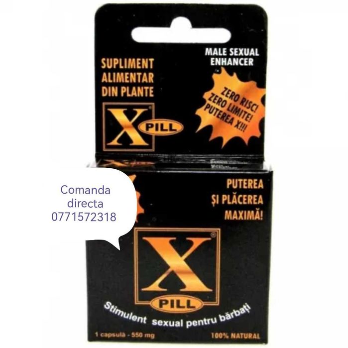 Pastile erectie X-PILL x 4 bucati