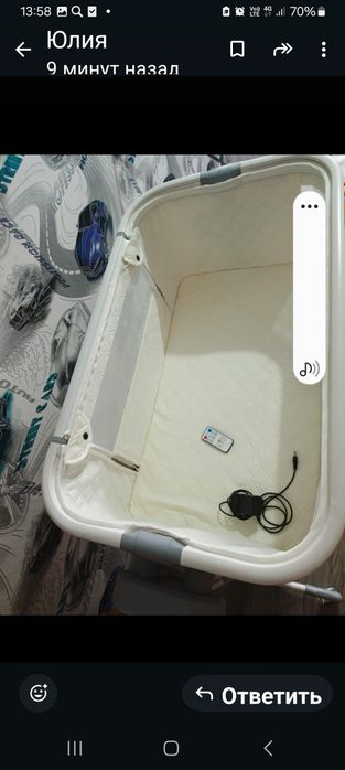 Продам кроватку качалку