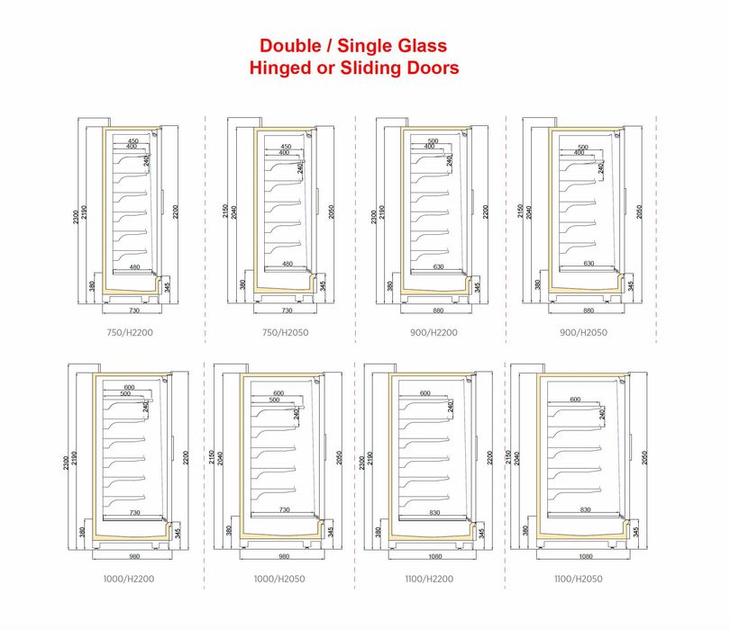 Vitrina Frigorifica Supermarket 5,10m / Motor Extern / Nou