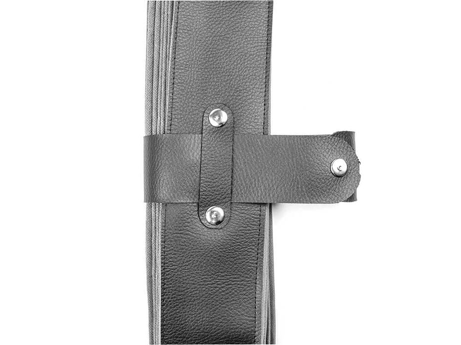 Perdele pentru camion, 4 piese / gri + negru