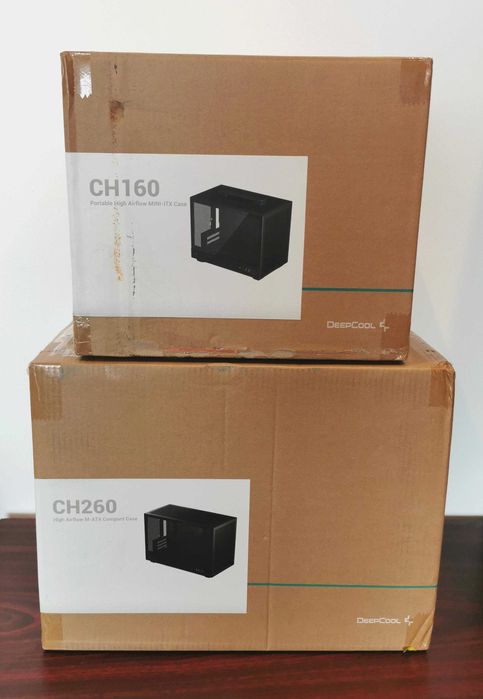 Carcasa DeepCool CH160 si CH260 black (noi, garantie)