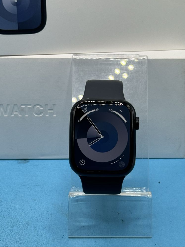 ГАРАНЦИОНЕН!!! Apple Watch 9, 45 мм, Midnight Aluminium Case