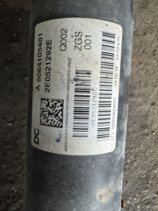 Cardan complet mercedes sprinter 2016 2.2 cutie automata