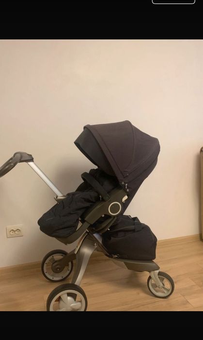 Cărucior Stokke Xplory – stare excelentă + geantă de iarnă + plasă țân