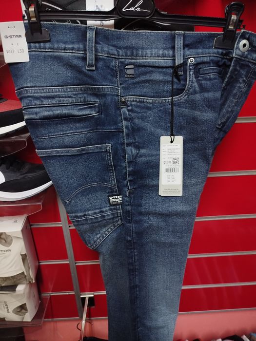 Оригинални дънки G-Star Raw D-Staq W32 W33 W34 W36 нови мъжки 3D Slim