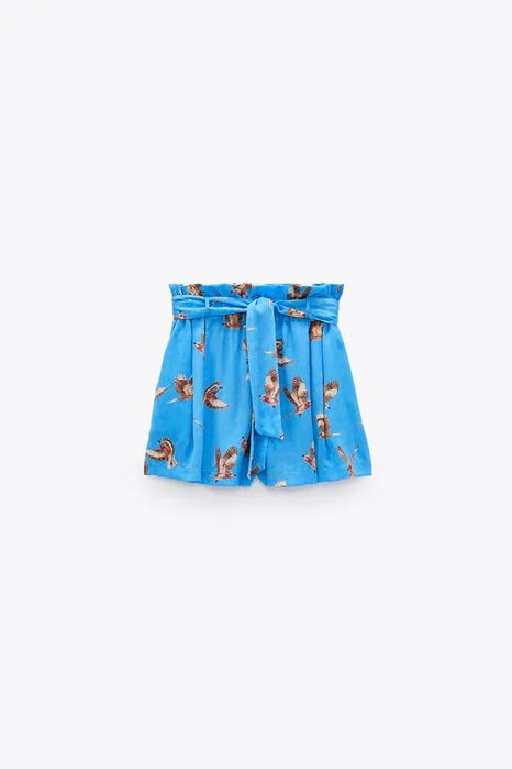 ZARA сет комплект от две части къси панталонки и риза