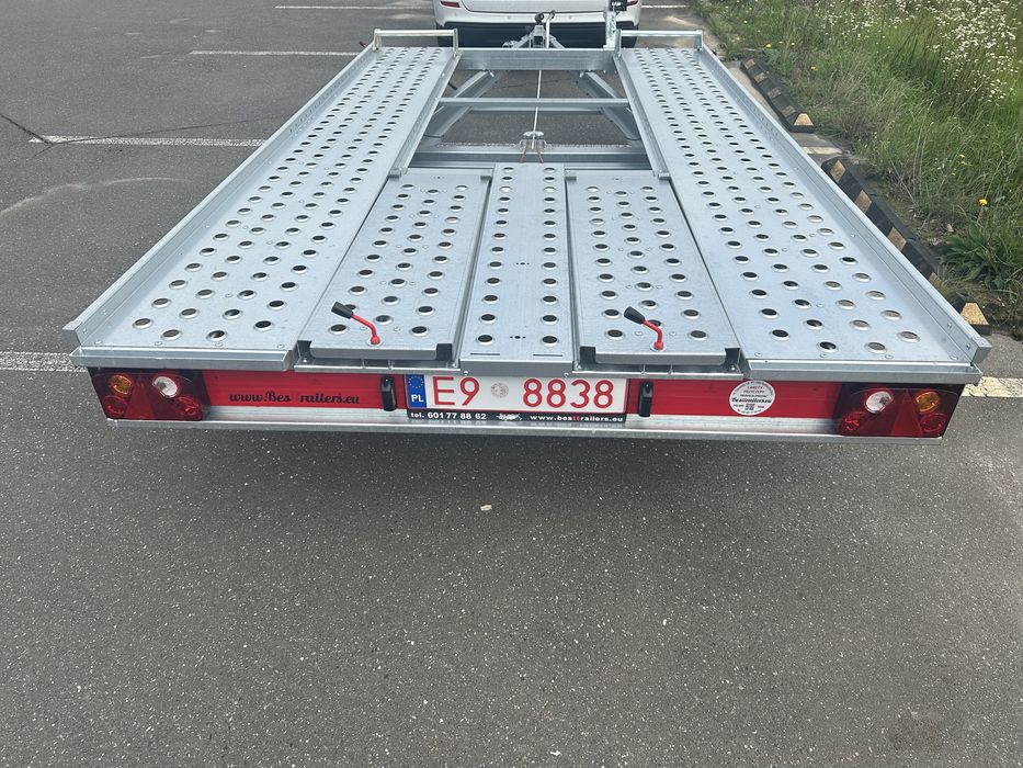 Remorca 1500 kg galvanizata NOUA categ B basculabila