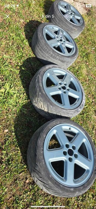 Vând/schimb jante vw R18 cu cauciucuri