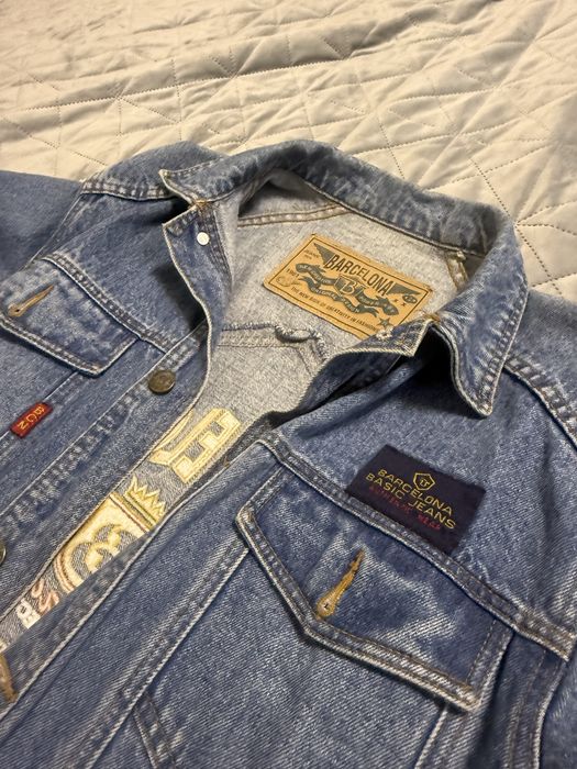 Винтидж дънково яке Барселона