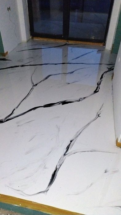 Rășină epoxidică. Vopsea pardoseală. Marcaje.