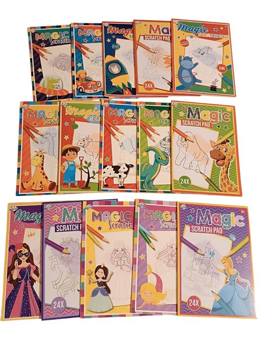 Magic scratch pad /магически книжки за рисуване с молив