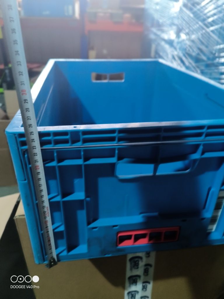 Cutii plastic EURO 60/40/h25cm cu deschidere