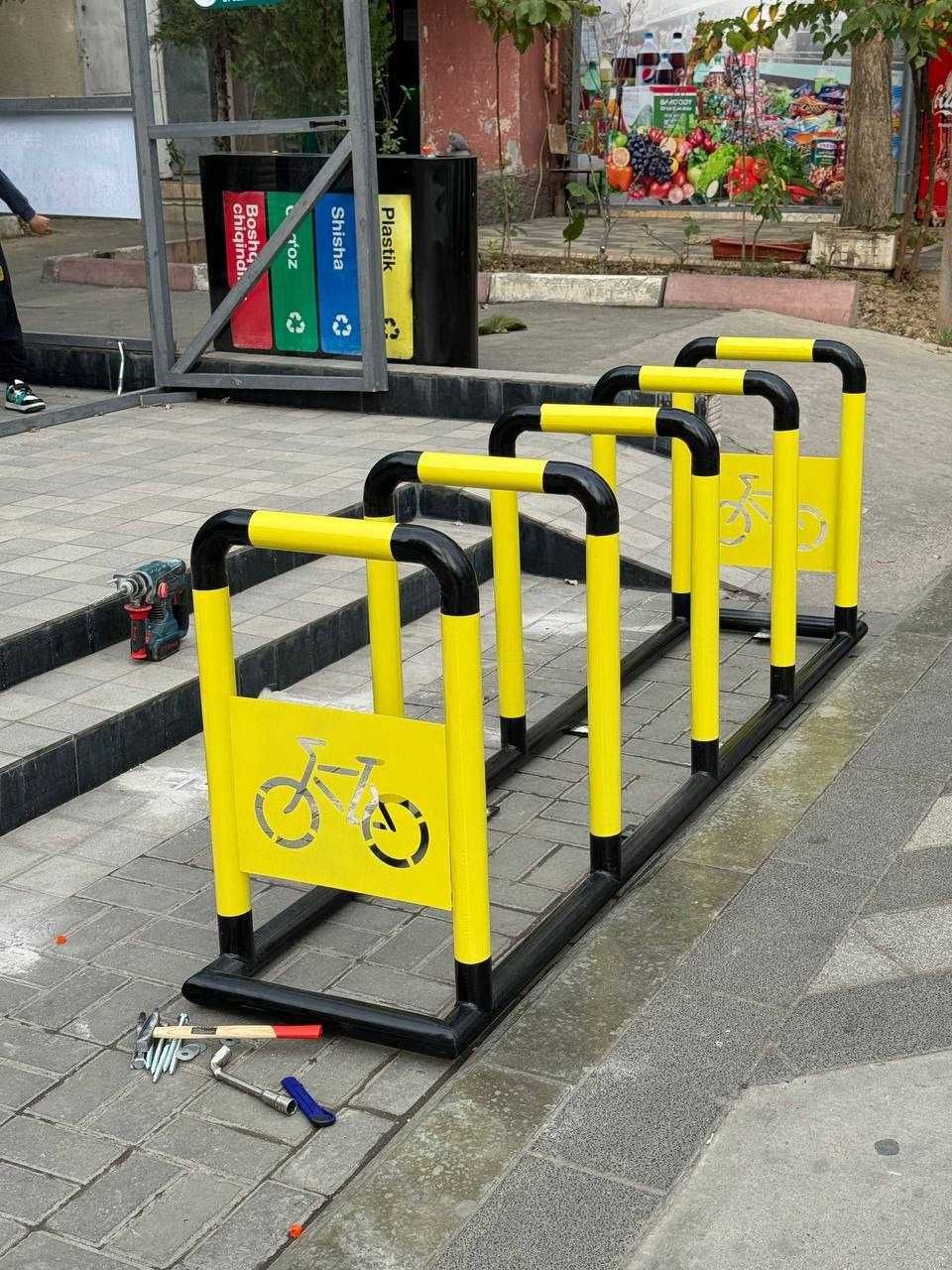 Колесоотбойник Труба для Парковки Организация Стоянки Parking