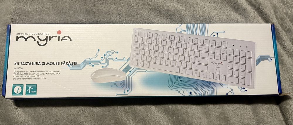 Tastatura, mouse wireless
