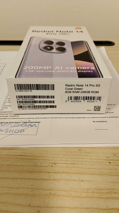 Redmi note 14 pro 5G 256/8