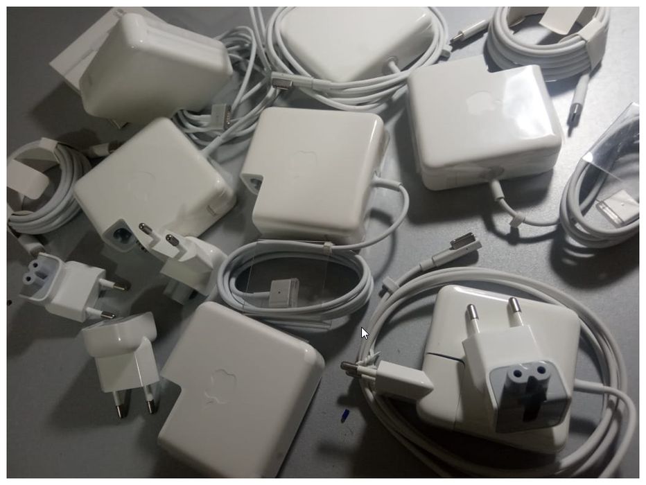 Apple зарядка от MacBook Power Adapter mag-safe и Type-C зарядник
