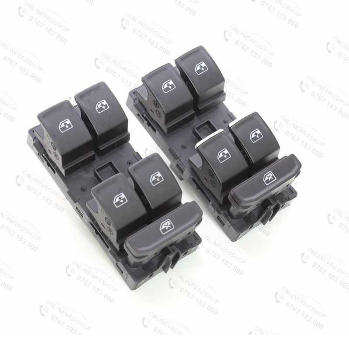 Butoane geamuri electrice crom Volkswagen Passat B8, Golf 7