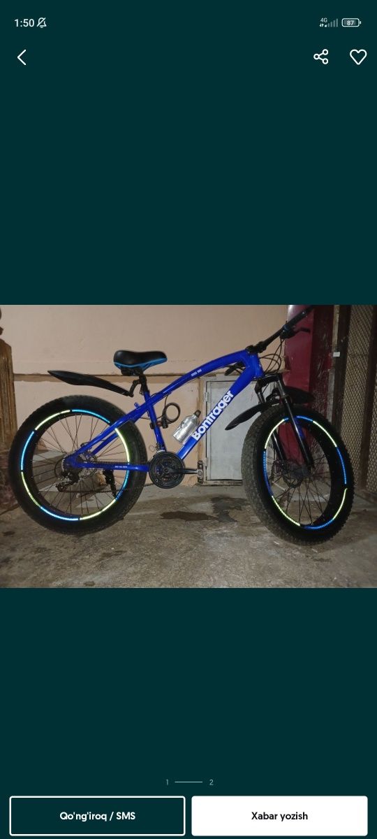 Velosiped juda yaxshi holatda