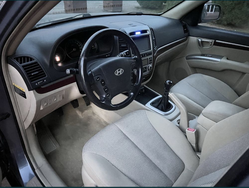Hyundai Santa Fe 2, 4x4 La Buton, Sky Blue, Ca Noua, Rate